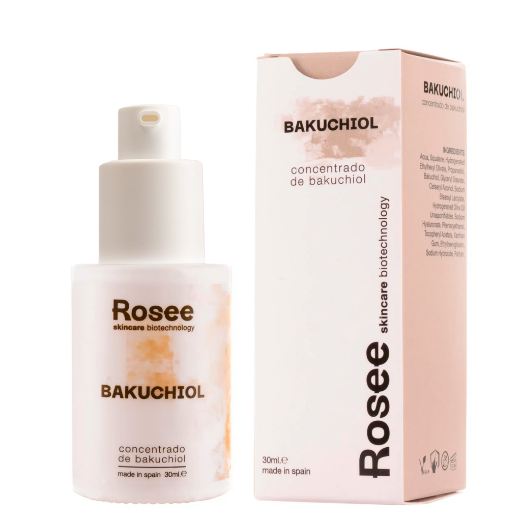 Producto cosmético de Bakuchiol, alternativa al retinol